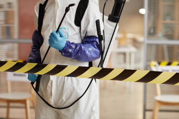 Professional Blood Cleanup technician working in Cable, OH